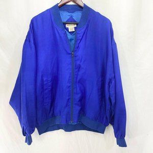 Montage Mens Windbreaker Jacket Blue Waist Length